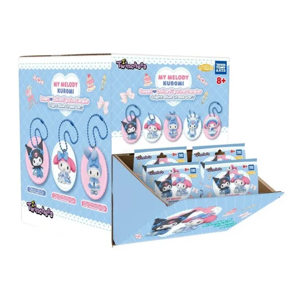 Twinchees My Melody ve Kuromi Mavi Şirin Elbiseli - Ürün Görseli 1