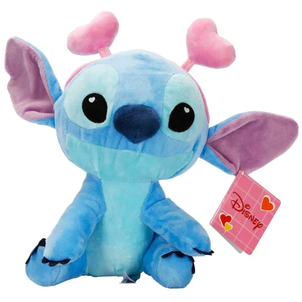 Kalp Taçlı Stitch Peluş 25 cm - Sunman Oyuncak - Ürün Görseli 1