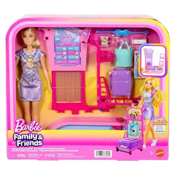 Barbie Bagaj Teslim Noktası Oyun Seti JMJ49 - Barbie - Ürün Görseli 1