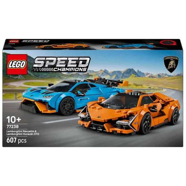 Lego Speed Champions Lamborghini Revuelto & Huracan STO 77238 - Lego - Ürün Görseli 1