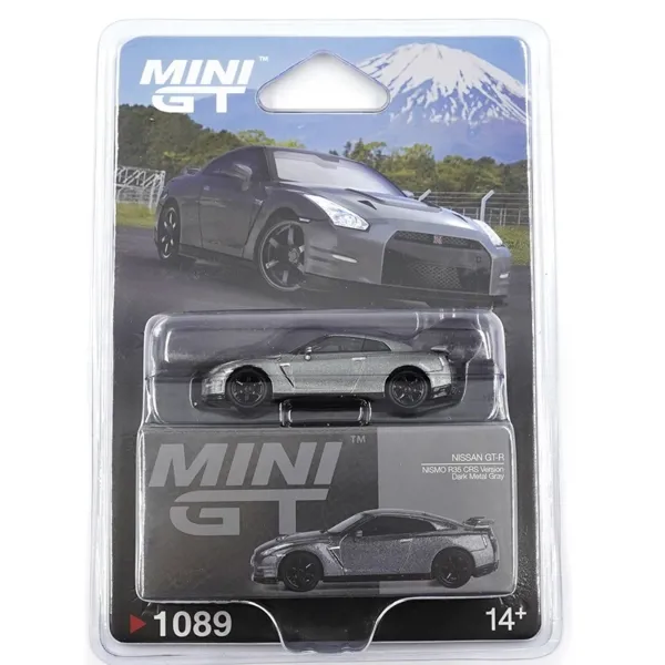 Mını Gt: 1/64 Nıssan Gt-R 2013 Dark Metal Gray(Nısmo R35 Crs Version) - Blister Paket - MINI GT - Ürün Görseli 1