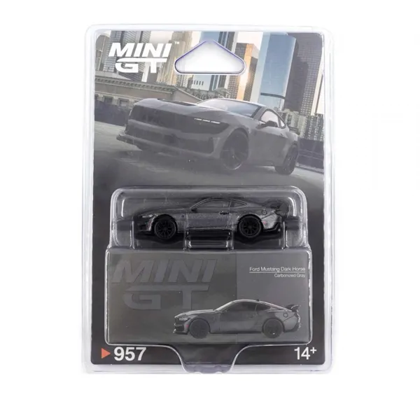 Mını Gt: 1/64 Ford Mustang Dark Horse 2024 Carbonized Gray - Blister Paket - MINI GT - Ürün Görseli 1