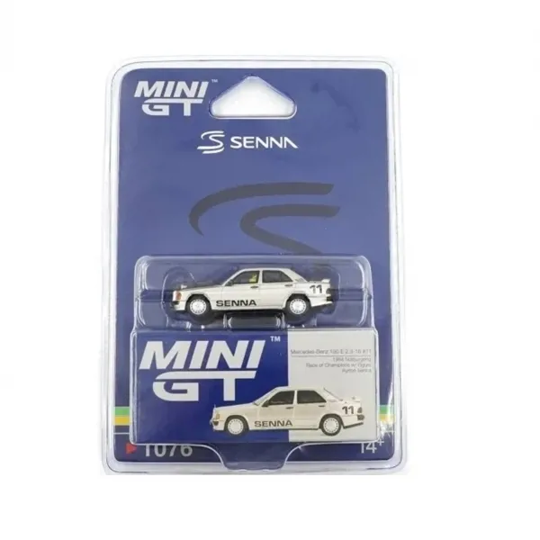 Mini GT 1/64 Mercedes-Benz 190 E 2.3-16 #11 Ayrton Senna 1984 Nürburgring Race of Champions BL - MINI GT - Ürün Görseli 1