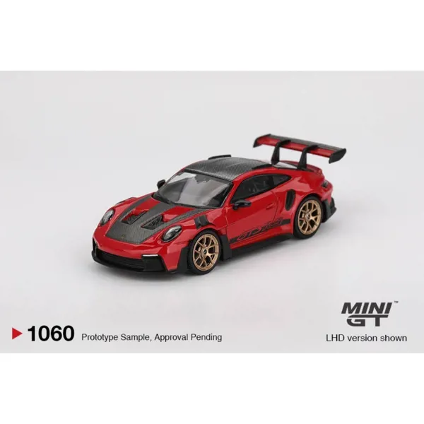 Mini GT 1/64 Porsche 911 (992) GT3 RS Weissach Package Guards Red MGT01060 - MINI GT - Ürün Görseli 1