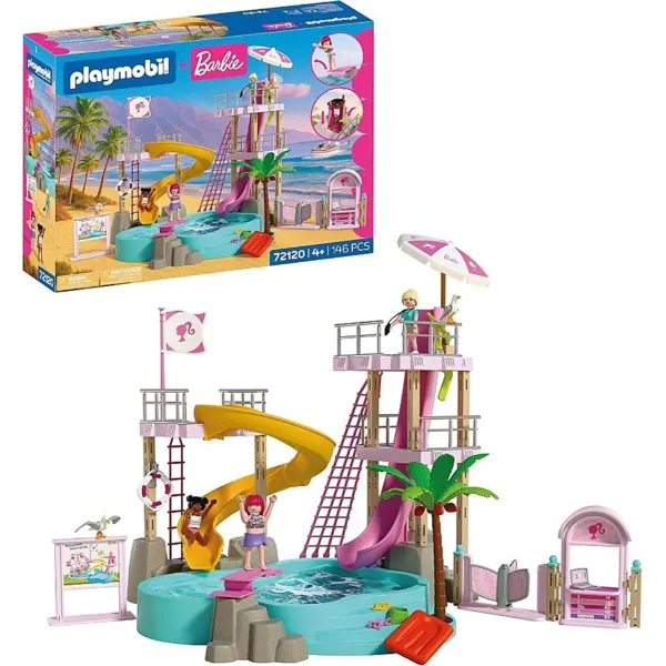 Playmobil x Barbie Waterpark 72120 - PLAYMOBİL - Ürün Görseli 1