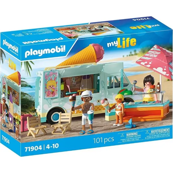 Playmobil Ice Cream Truck With Surf Shop 71904 - PLAYMOBİL - Ürün Görseli 1