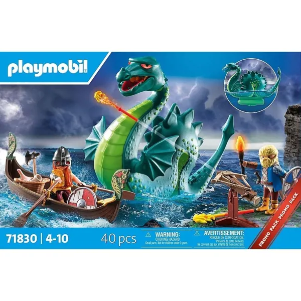 Playmobil Vikings with Sea Monster 71830 - PLAYMOBİL - Ürün Görseli 1