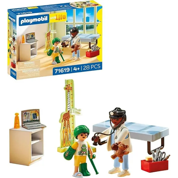 Playmobil Pediatrician With Teddy Bear 71619 - PLAYMOBİL - Ürün Görseli 1