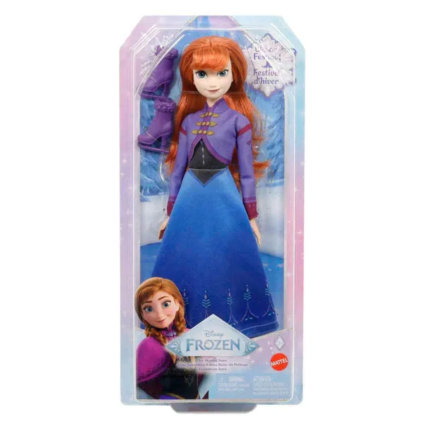 Disney Karlar Ülkesi Buz Pateni Temalı Anna Bebek JBG54 - Disney - Ürün Görseli 1