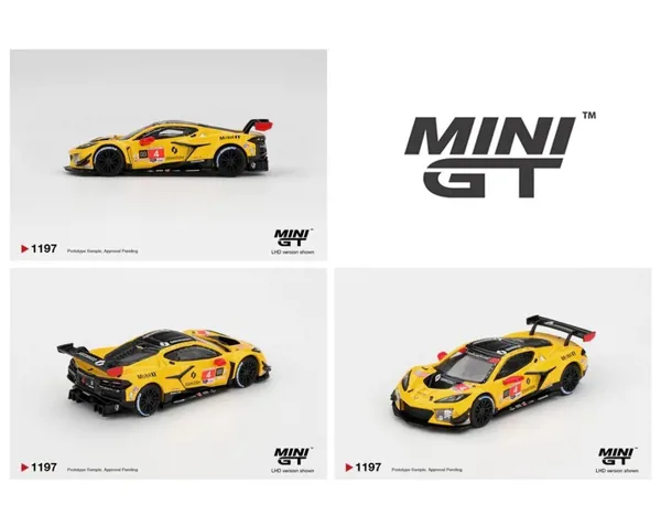 Mini GT 1/64 Chevrolet Corvette Z06 GT3.R #4 Corvette Racing by Pratt Miller Motorsports 2025 IMSA D - MINI GT - Ürün Görseli 1