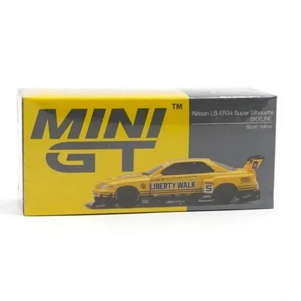 Mini GT 1/64 Nissan LB-ER34 Super Silhouette SKYLINE Sport Yellow MGT01182 - MINI GT - Ürün Görseli 1