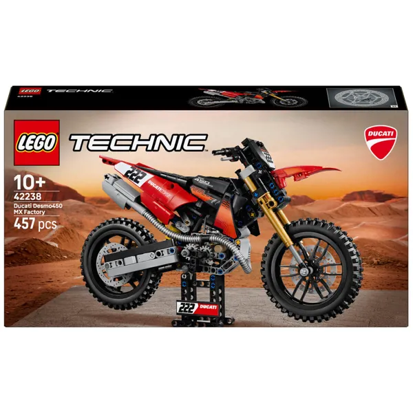 Lego Technic Ducati Desmo450 MX Factory Motosiklet 42238 - Lego - Ürün Görseli 1