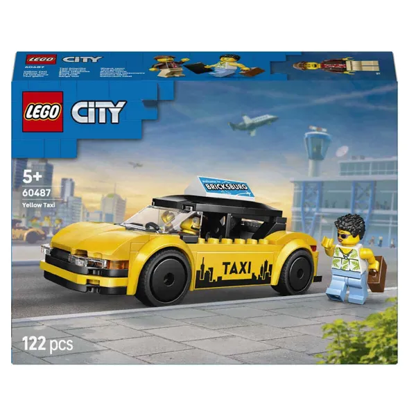 Lego City Sarı Taksi 60487 - Lego - Ürün Görseli 1