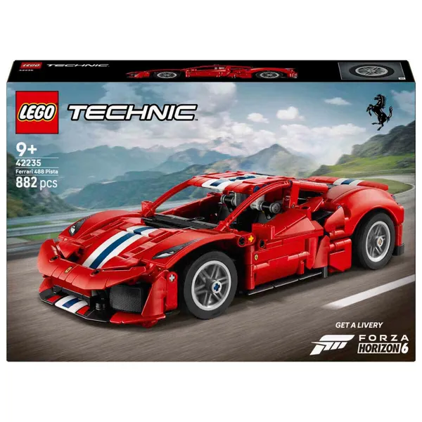 Lego Technic Ferrari 488 PISTA Araba 42235 - Lego - Ürün Görseli 1