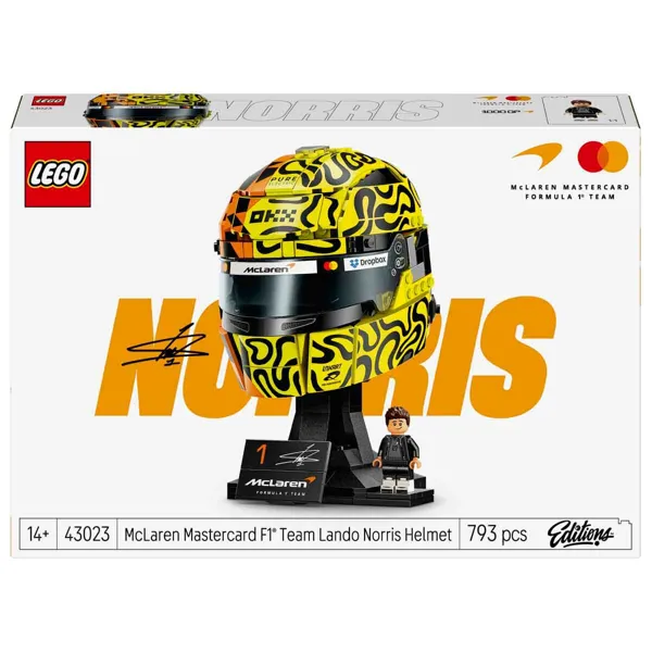 Lego Editions McLaren Mastercard F1 Team Lando Norris Kaskı 43023 - Lego - Ürün Görseli 1