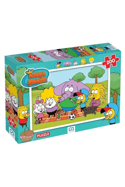Ca Games Kral Şakir Puzzle 200 - Ca Games - Ürün Görseli 1