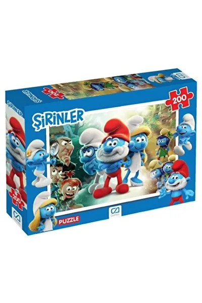Ca Games Şirinler Puzzle 200 - Ca Games - Ürün Görseli 1