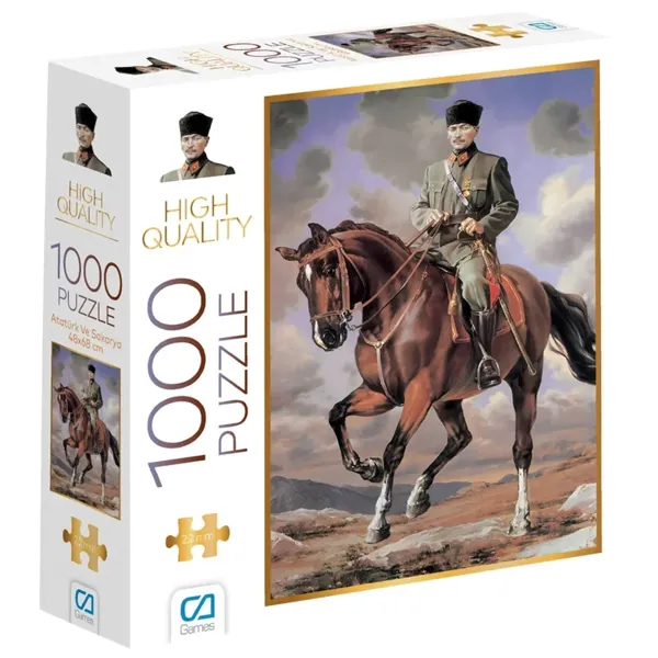 Ca Games Atatürk Ve Atı Sakarya Puzzle 1000 - Ca Games - Ürün Görseli 1