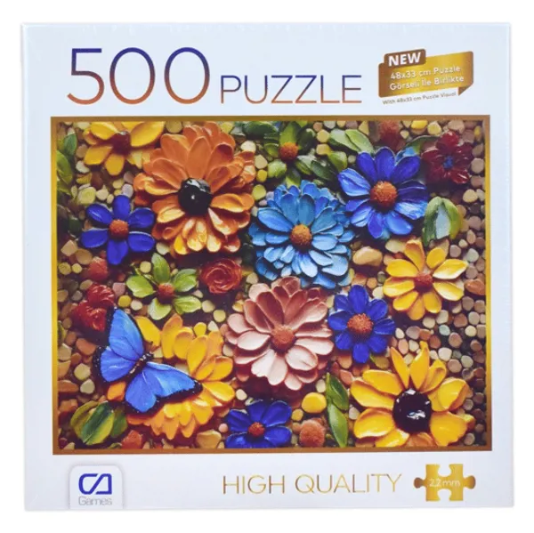Ca Games Mozaik Çiçekler Puzzle 500 - Ca Games - Ürün Görseli 1