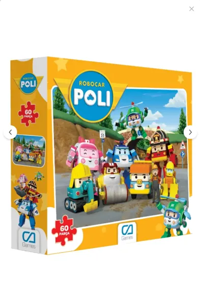 Ca Games Robocar Poli Puzzle 60 - Ca Games - Ürün Görseli 1