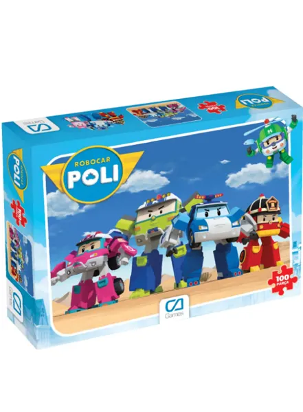 Ca Games Robocar Poli Puzzle 100 - Ca Games - Ürün Görseli 1