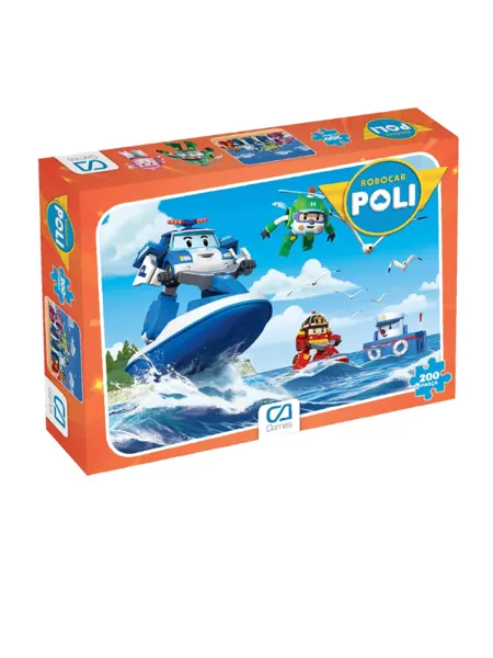 Ca Games Robocar Poli Puzzle 200 - Ca Games - Ürün Görseli 1