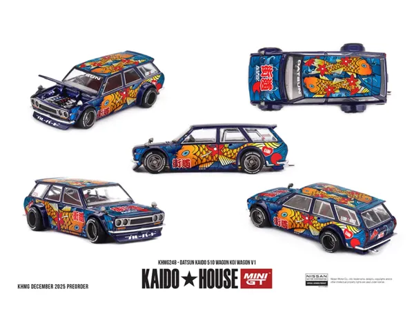 Mini Gt Datsun KAIDO 510 Wagon Koi Wagon V1 - MINI GT - Ürün Görseli 1