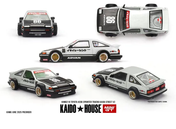 Mini Gt Toyota AE86 Sprinter Trueno Kaido Street V2 - MINI GT - Ürün Görseli 1