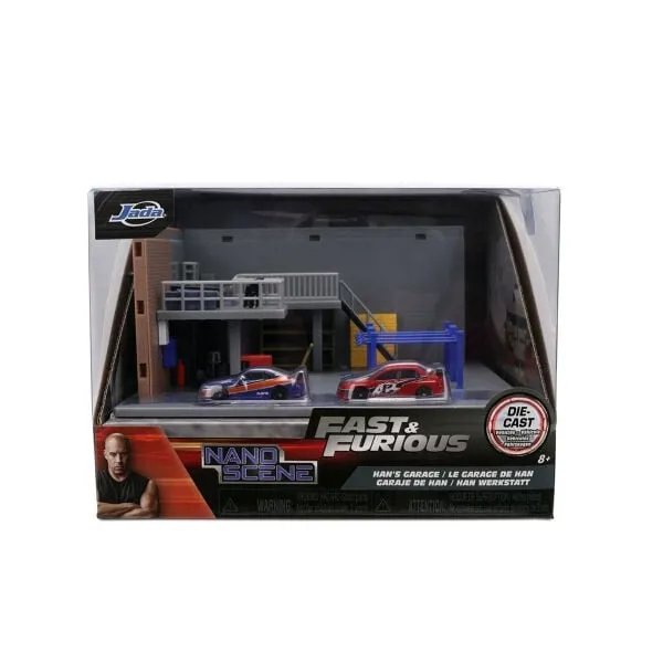 Jada Hızlı & Öfkeli Han'ın Garajı Nano Diorama Seti 9336403314R00 - Jada Toys - Ürün Görseli 1