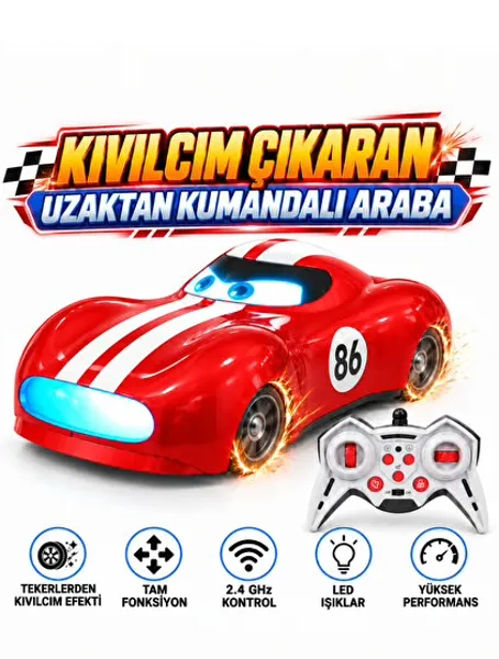 Remote Control Coupe Kıvılcımlı Çıkartan Uzaktan Kumandalı Şarjlı Araba - Remote Control Coupe - Ürün Görseli 1
