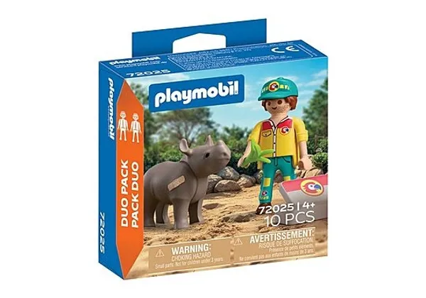 Playmobil Duopack Ranger With Rhino - PLAYMOBİL - Ürün Görseli 1