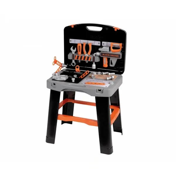Smoby Black & Decker Bricolo Smart Çantalı Oyuncak Tamir Tezgahı – 25 Parça 360734 - SMOBY - Ürün Görseli 1