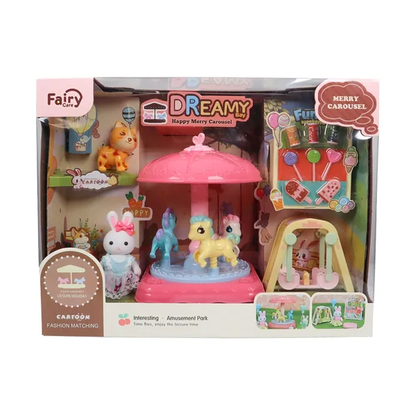 Bay Dreamy Mini Tavşan- Atlıkarınca Eğlence Serisi BIG06659 - Bay Dreamy - Ürün Görseli 1