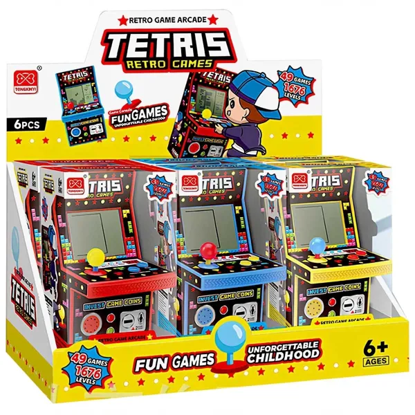 Nostaljik Mini Tetris Oyun Konsolu Retro Atari Makinesi XY9029A - Ürün Görseli 1