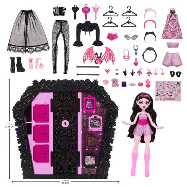 Monster High Draculaura'nın Muhteşem Havalı Dolabı Jmg63 - Monster High - Ürün Görseli 1