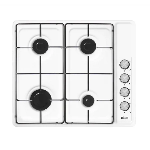 Uğur UEO 6040W0 BEY 1R1 Beyaz Emaye Set Üstü Ocak - Uğur - Ürün Görseli 1