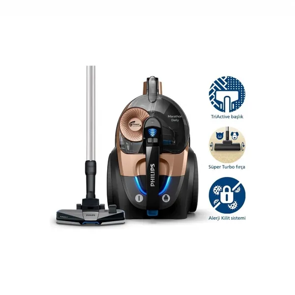 Philips Marathon Daily XB7151/07 900 W Toz Torbasız Süpürge - Philips - Ürün Görseli 1