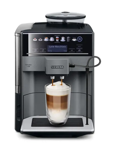 Siemens EQ.6 Plus s100 Tam Otomatik Kahve Makinesi Titanyum Metalik TE651209RW - Siemens - Ürün Görseli 1