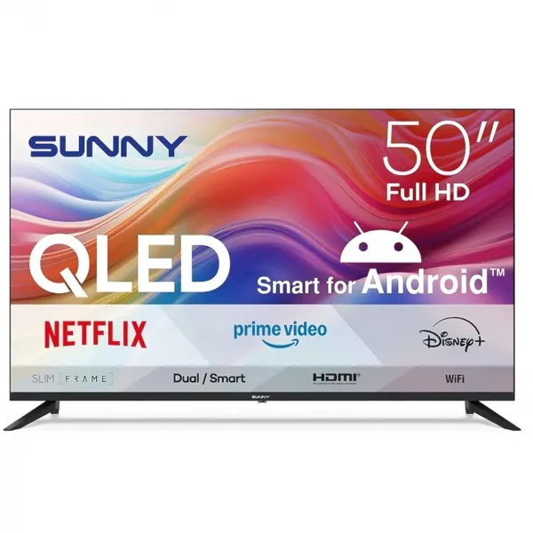 Sunny SN50QFPRL-A14S Full HD 50" 127 Ekran Uydu Alıcılı Google Smart QLED TV - Sunny - Ürün Görseli 1