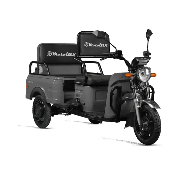 Motolux Fayton FX44 1300 W 3 Tekerlekli Elektrikli Motosiklet Koyu Gri - Motolux - Ürün Görseli 1