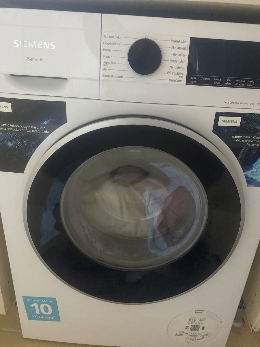 Veyisoğlu Bayındır mağazasında Siemens çamaşır makinesi