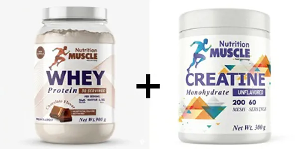 Muscle Nutrition Whey 900g Çikolata Aromalı + Creatine 300g Aromasız - Muscle Nutrition - Ürün Görseli 1