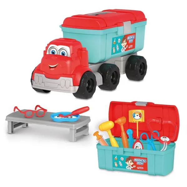 Medikal Set Tır 03829 - Dede Oyuncak - Ürün Görseli 1