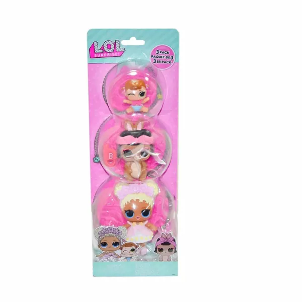 L.O.L. Surprise Tots Bebeği ve Hayvanlar - Flower Child + Short Stop Hop + Lil Majorette ILL987871 - Lol - Ürün Görseli 1