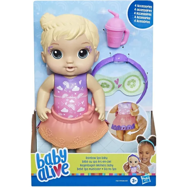 Baby Alive Gökkuşağı Spa Eğlencesi F5617 - Baby Alive - Ürün Görseli 1