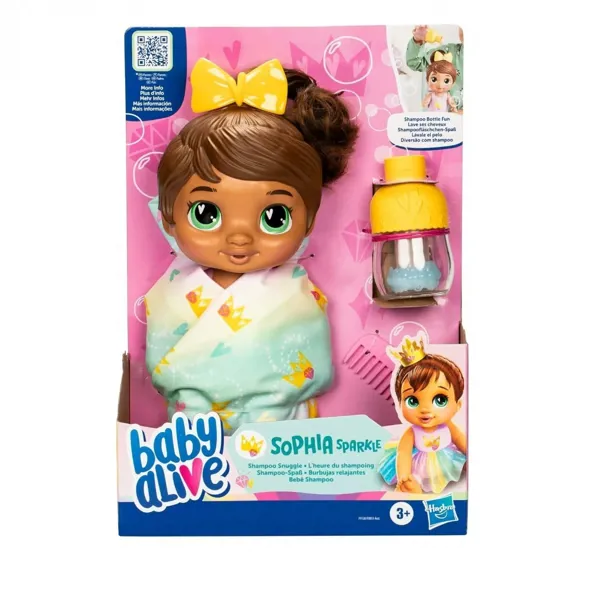 Baby Alive Bebeğimle Şampuan Eğlencesi Esmer F9120 - Baby Alive - Ürün Görseli 1