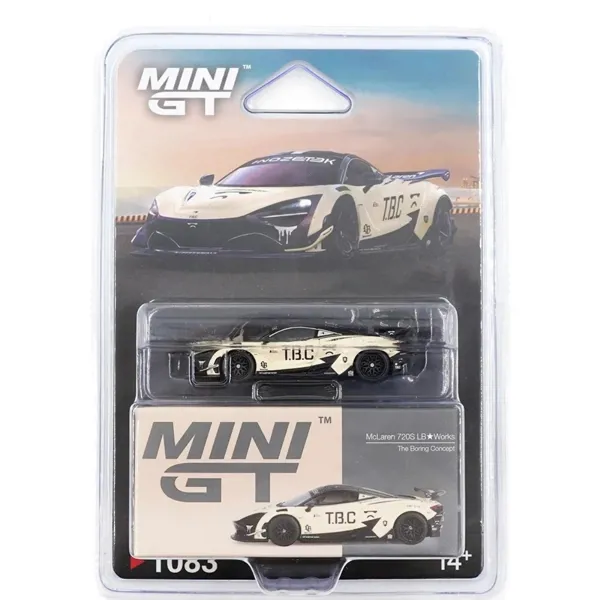 Mini GT 1/64 McLaren 720S LB-Works The Boring Concept - Blister Paket MGT01083-BL - MINI GT - Ürün Görseli 1