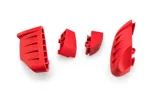 PUIG/20872R RUBBER ENDS BY PAIR FR SLIDERS PRO 2.0 C/RED