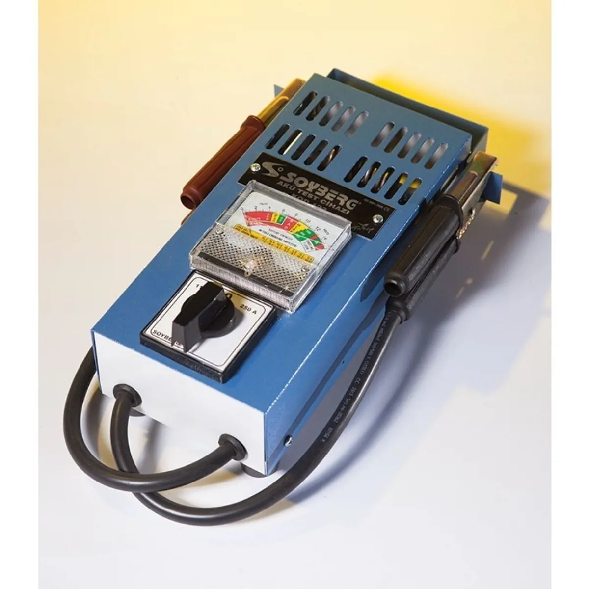 AKÜ TEST CİHAZI ŞALTERLİ ANALOG GÖSTERGE 16V.300A 2400W -SBK - Ürün Görseli 1