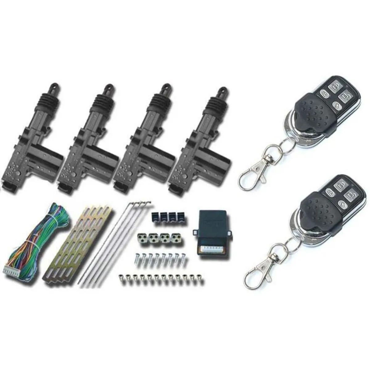 UZ.KUM.4 KAPI MERKEZİ KAPI KİLİT SETİ BR4600405 DİKDÖRTGEN MAVİ KUMANDA  - Ürün Görseli 1